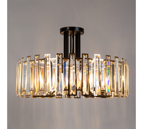 Потолочная люстра Arte Lamp Amber A1028PL-8BK Потолочная люстра Arte Lamp Amber A1028PL-8BK