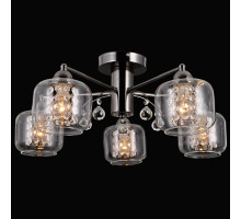 Накладная люстра Natali Kovaltseva LAINA 75091/5C DARK CHROME