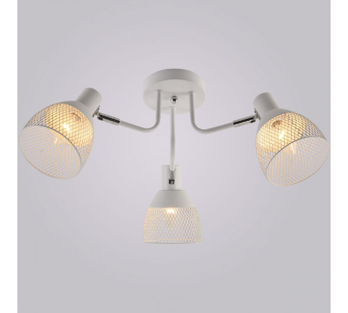Потолочная люстра Reluce 01581-0.3-03 WH+CR Потолочная люстра Reluce 01581-0.3-03 WH+CR