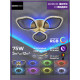 Потолочная люстра Seven Fires Lejv SF7068/4C-SGD-RGB