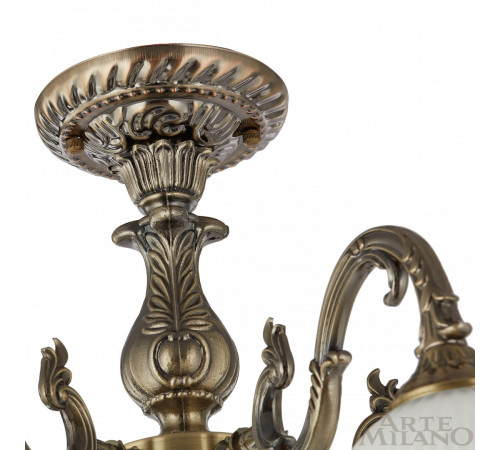 Потолочная люстра Arte Milano 346410/5 AB Потолочная люстра Arte Milano 346410/5 AB