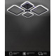 Потолочная светодиодная люстра Seven Fires Makena SF5009/5C-BK-RGB