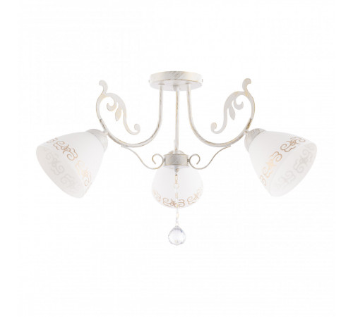 Потолочная люстра Arte Milano 341900/3 WT+G Потолочная люстра Arte Milano 341900/3 WT+G
