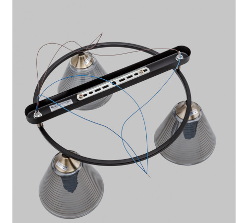 Потолочная люстра IMEX MD.5948-3-S-BK+AB Потолочная люстра IMEX MD.5948-3-S-BK+AB