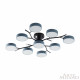 Потолочная люстра Arte Milano Ferrara 256606/8+1 Bk/Gr