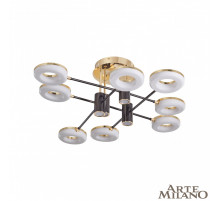 Потолочная люстра Arte Milano 271399/8 BK/GD