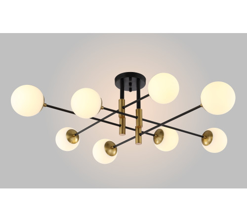 Потолочная люстра Crystal Lux Fidel FIDEL PL8 BLACK Потолочная люстра Crystal Lux Fidel FIDEL PL8 BLACK