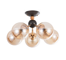 Потолочная люстра Arte Lamp Boston A4485PL-5BK