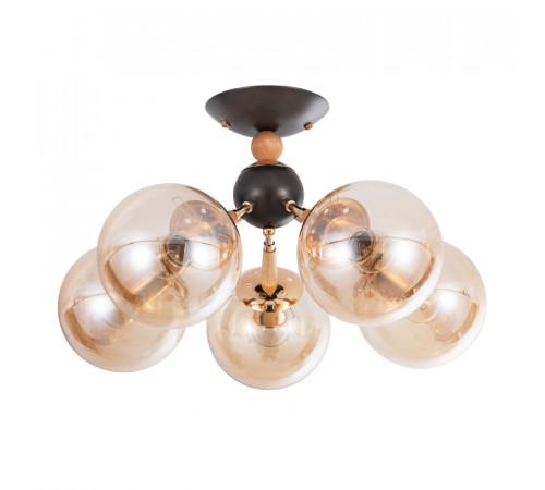 Потолочная люстра Arte Lamp Boston A4485PL-5BK Потолочная люстра Arte Lamp Boston A4485PL-5BK