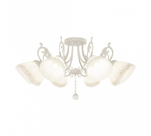 Потолочная люстра Arte Milano 341900/8 WT+G Потолочная люстра Arte Milano 341900/8 WT+G