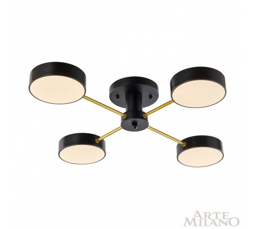 Потолочная люстра Arte Milano Ferrara 252006/4 Bk/Bk Потолочная люстра Arte Milano Ferrara 252006/4 Bk/Bk