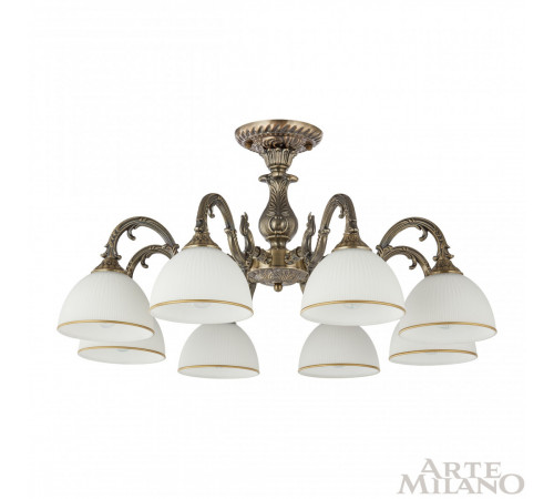 Потолочная люстра Arte Milano 346410/8 AB Потолочная люстра Arte Milano 346410/8 AB