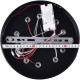 Потолочная люстра Natali Kovaltseva Hugo INNOVATION STYLE 83030 BLACK