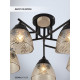 Потолочная люстра Seven Fires Aislin SF3375/5C-BK-WD-AM