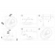 Потолочная люстра Ambrella Light Comfort LineTech FL5051