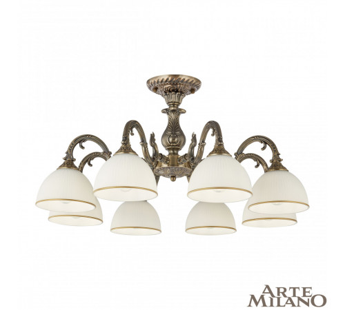 Потолочная люстра Arte Milano 346410/8 AB Потолочная люстра Arte Milano 346410/8 AB