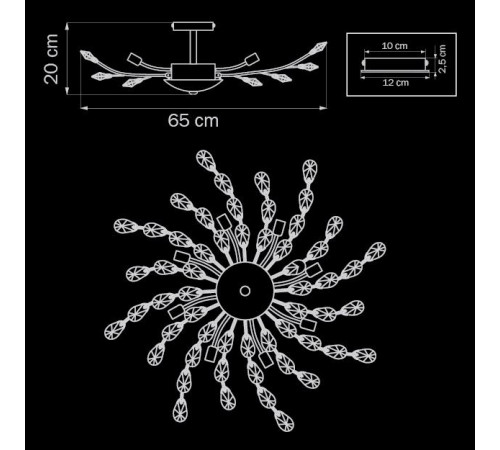 Потолочная люстра Lightstar Isabelle 791182 Потолочная люстра Lightstar Isabelle 791182