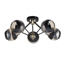 Потолочная люстра IMEX MD.51851-5-S-BK+AB