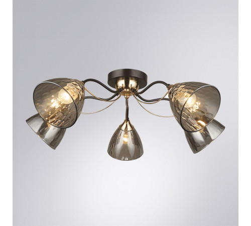 Потолочная люстра Arte Lamp Lily A4366PL-5BK Потолочная люстра Arte Lamp Lily A4366PL-5BK