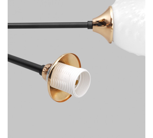 Потолочная люстра IMEX MD.4144-3-S-BK+FGD