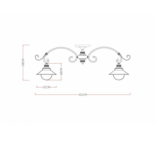 Потолочная люстра Arte Lamp 7 A4577PL-8WG