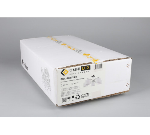 Потолочная люстра Omnilux Neviano OML-34207-05 Потолочная люстра Omnilux Neviano OML-34207-05