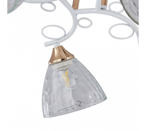 Потолочная люстра Arte Milano Amalfi 321395/5A WH+FG Потолочная люстра Arte Milano Amalfi 321395/5A WH+FG