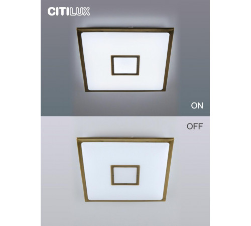 Потолочная светодиодная люстра Citilux Старлайт Смарт CL703AK53G Потолочная светодиодная люстра Citilux Старлайт Смарт CL703AK53G