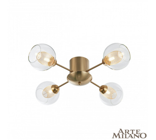 Потолочная люстра Arte Milano 272880/4 GD Потолочная люстра Arte Milano 272880/4 GD