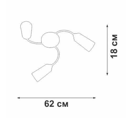 Потолочная люстра Vitaluce V2831-9/3PL Потолочная люстра Vitaluce V2831-9/3PL