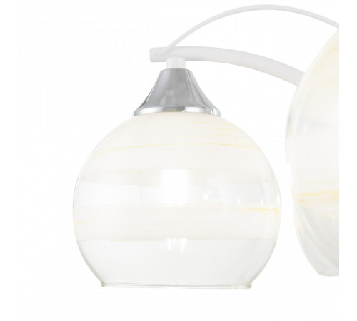 Потолочная люстра Arte Milano Napoli 326503/3 CR+WH Потолочная люстра Arte Milano Napoli 326503/3 CR+WH