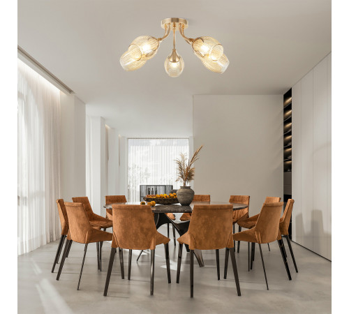 Потолочная люстра Arte Milano Napoli 337966/5 FGD Потолочная люстра Arte Milano Napoli 337966/5 FGD
