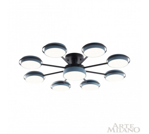 Потолочная люстра Arte Milano Ferrara 250406/8+1 Gr Потолочная люстра Arte Milano Ferrara 250406/8+1 Gr