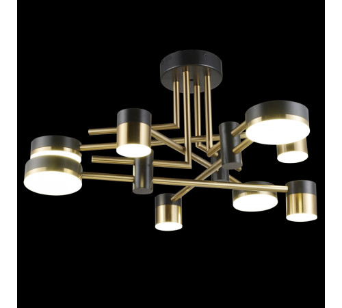 Потолочная люстра Natali Kovaltseva LED LAMPS 81369 GOLD BLACK Потолочная люстра Natali Kovaltseva LED LAMPS 81369 GOLD BLACK