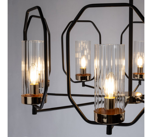 Потолочная люстра Arte Lamp Celaeno A7004PL-8BK Потолочная люстра Arte Lamp Celaeno A7004PL-8BK