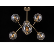 Люстра на штанге Natali Kovaltseva MOLECULE 81045-6C ANTIQUE BRASS