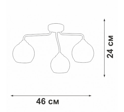 Потолочная люстра Vitaluce V3096-9/3PL Потолочная люстра Vitaluce V3096-9/3PL