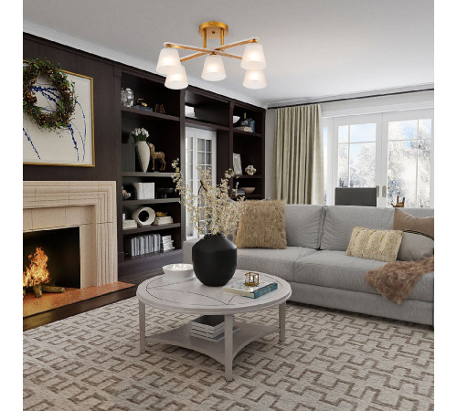 Потолочная люстра Escada Silva 1101/5PL Потолочная люстра Escada Silva 1101/5PL