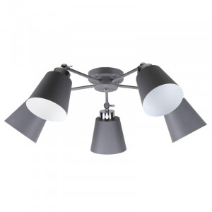 Потолочная люстра IMEX MD.9103-5-S GR+CH