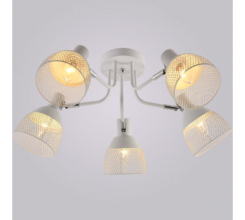 Потолочная люстра Reluce 01581-0.3-05 WH+CR Потолочная люстра Reluce 01581-0.3-05 WH+CR