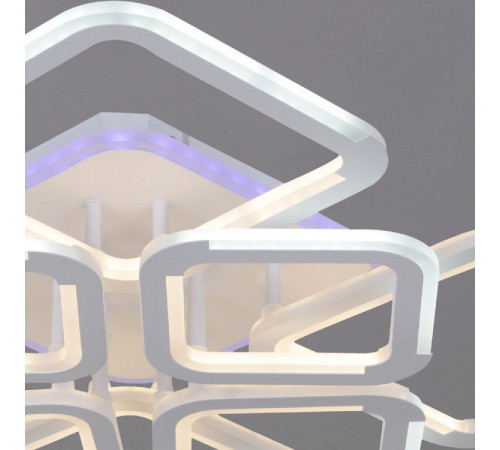 Потолочная люстра Reluce 09821-3.3-4+4 WH (RGB) Потолочная люстра Reluce 09821-3.3-4+4 WH (RGB)