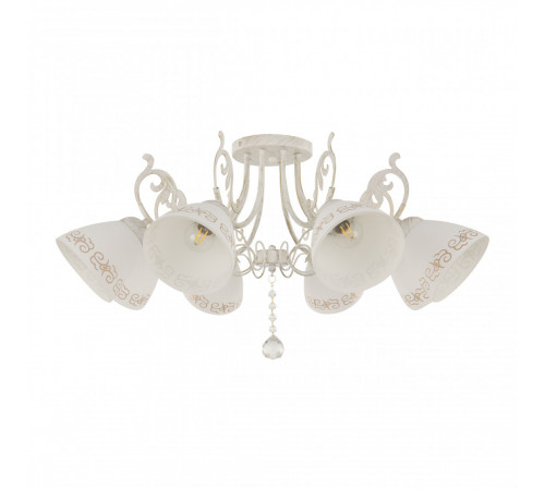 Потолочная люстра Arte Milano 341900/8 WT+G Потолочная люстра Arte Milano 341900/8 WT+G