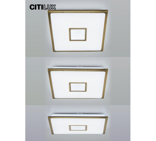 Потолочная светодиодная люстра Citilux Старлайт Смарт CL703AK53G Потолочная светодиодная люстра Citilux Старлайт Смарт CL703AK53G