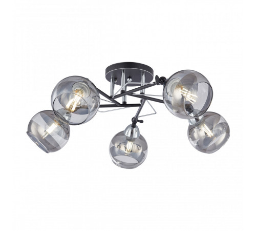 Потолочная люстра Arte Milano Amalfi 323685/5B BK+CR Потолочная люстра Arte Milano Amalfi 323685/5B BK+CR