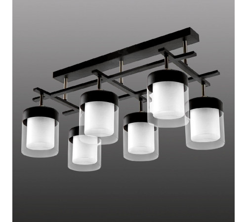 Потолочная люстра IMEX MD.06593-6-S-BK+AB Потолочная люстра IMEX MD.06593-6-S-BK+AB