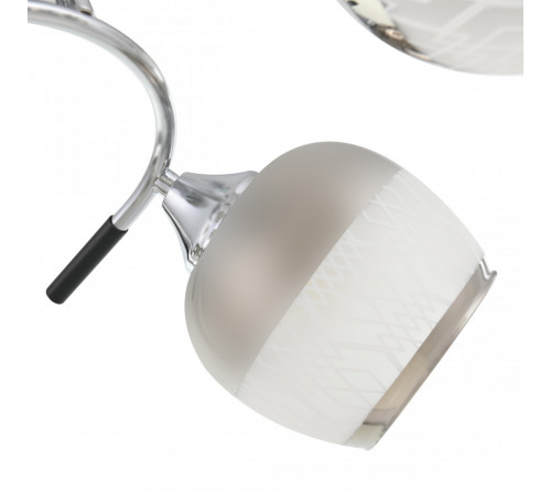 Потолочная люстра Arte Milano Amalfi 325985/3 CR+BK Потолочная люстра Arte Milano Amalfi 325985/3 CR+BK