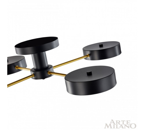 Потолочная люстра Arte Milano Ferrara 252006/4 Bk/Bk Потолочная люстра Arte Milano Ferrara 252006/4 Bk/Bk
