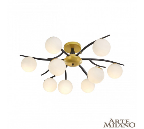 Потолочная люстра Arte Milano Neapolis 273408/9 BK/GD