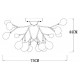 Потолочная люстра ARTE Lamp A7274PL-27WH