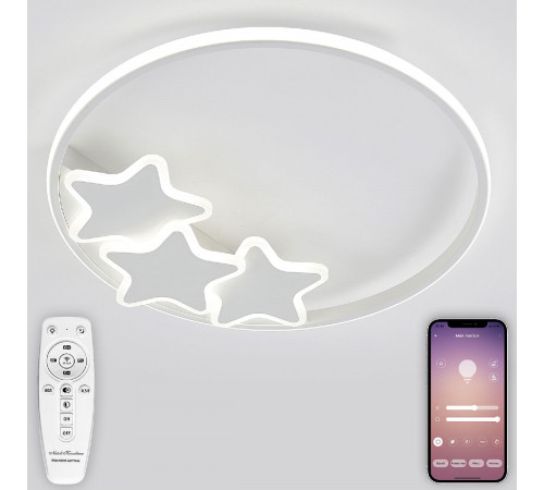 Потолочная люстра Natali Kovaltseva Stars LED LAMPS 81180 Потолочная люстра Natali Kovaltseva Stars LED LAMPS 81180